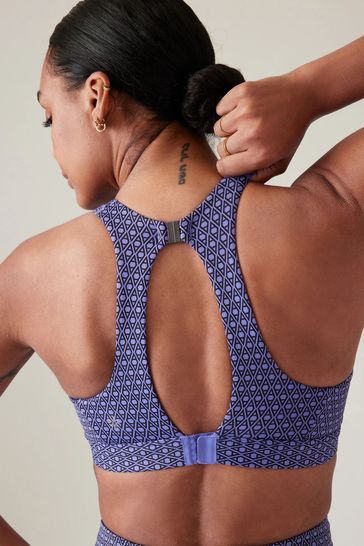 Buy Athleta Blue D-DD Cup Ultimate Ease Medium Impact Sports Bra from Next  Luxembourg