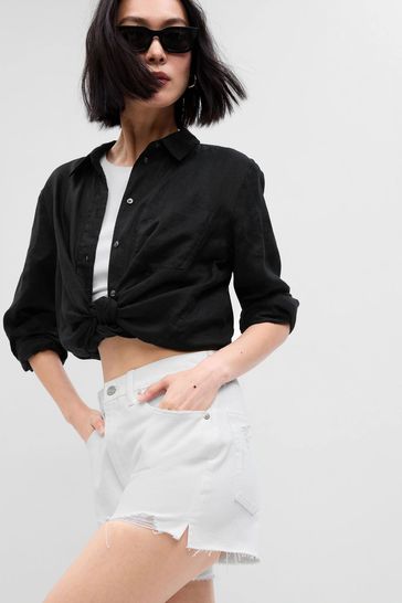 High waisted white skirt gap online
