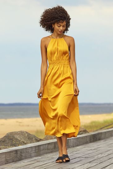 Halter neck hot sale sundresses