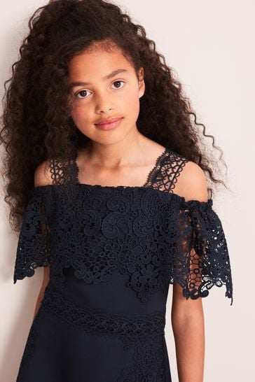 Lipsy girl off the shoulder cheap scuba dress