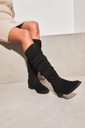 Knee shoes sales