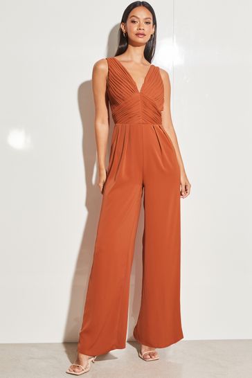 Lipsy v neck plunge jumpsuit store