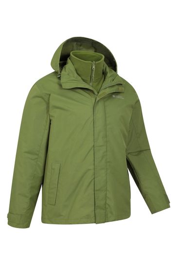 Mountain warehouse fell mens 3 discount in 1 water resistant jacket