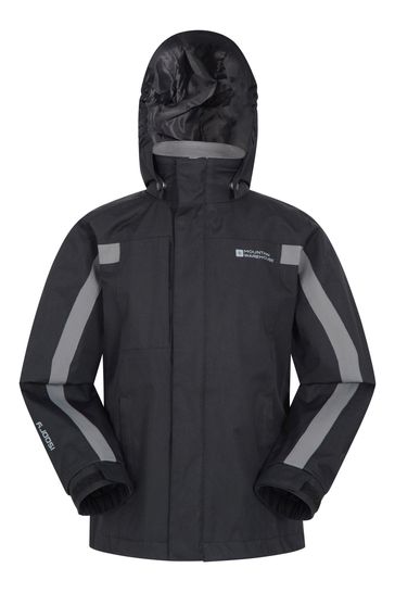 Mountain Warehouse Black Samson Waterproof Jacket
