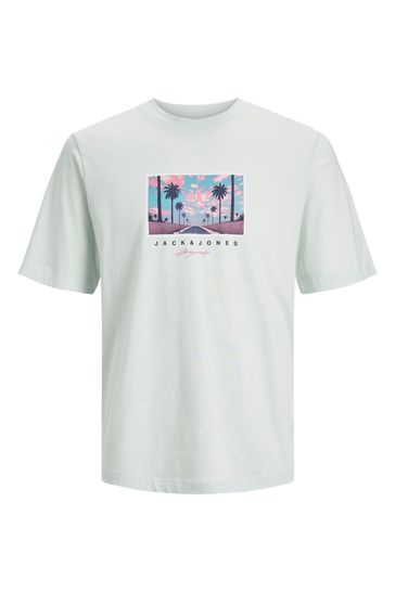 Buy JACK & JONES Landscape Print T-Shirt from Next USA