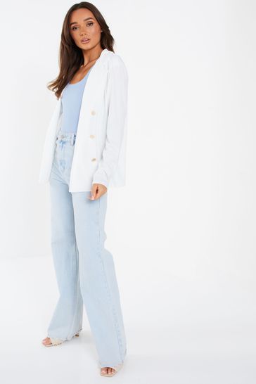 Quiz white blazer sales