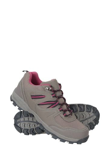 Mountain Warehouse Brown Wide FIt Mcleod Womens Walking Shoes