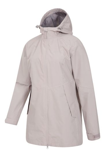 Buy Mountain Warehouse Cream Hilltop Womens Waterproof Jacket from