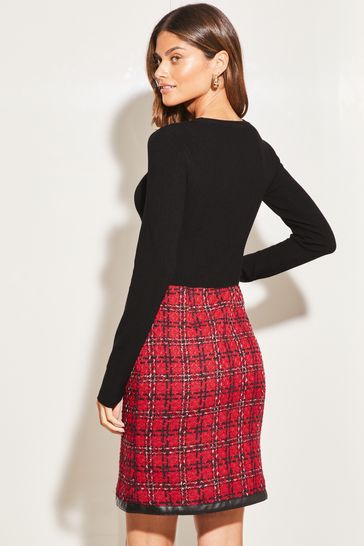 Lipsy 2 in 1 check dress best sale