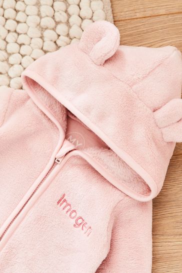 Personalised baby sale fleece onesie