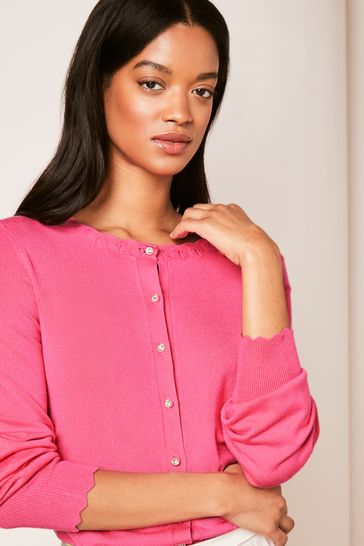 Lipsy pink cardigan cheap