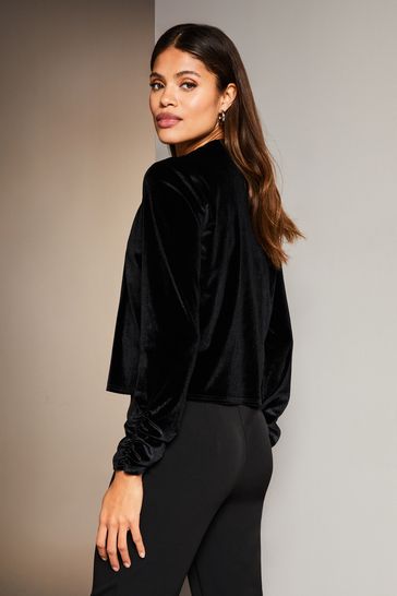 Lipsy jacket velour best sale
