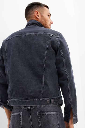 Buy Gap Icon Denim Long Sleeve Jacket with Washwell from Next France