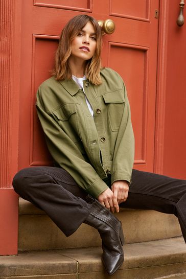 Next cropped jacket discount