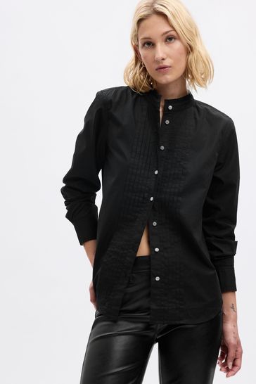 Gap black shop button down shirt