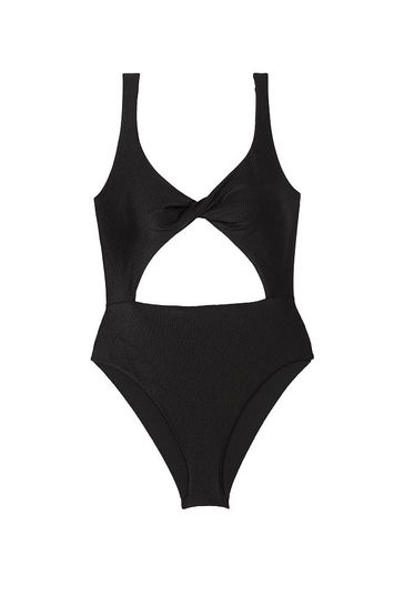 Buy Victoria s Secret PINK Pure Black Swimsuit from Next Luxembourg