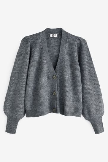Puffed deals sleeve cardigan
