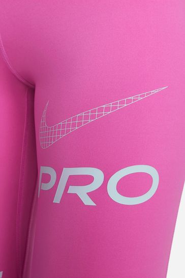 Nike training top tights pink