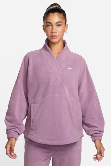 Women's nike purple sweatshirt sales