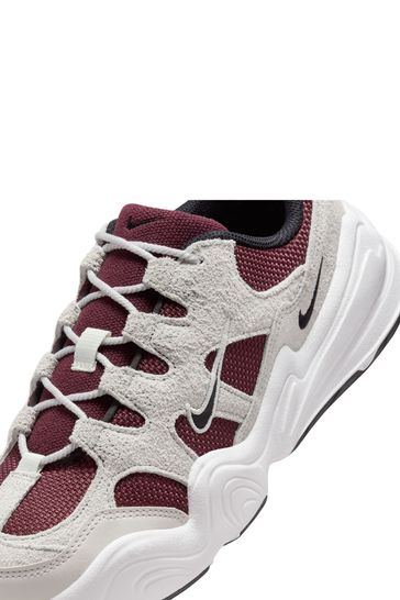 Buy Nike Burgundy Beige Tech Hera Trainers from Next Denmark