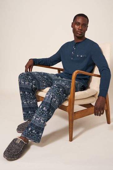 Buy White Stuff Blue Moose Novelty Pyjamas Trousers from Next Lithuania