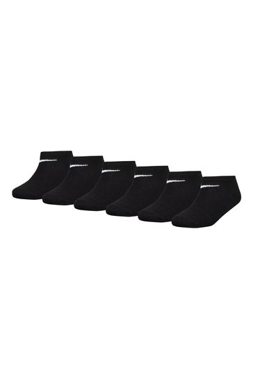 Nike Black Basic Low 6 Pack Socks