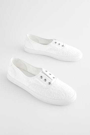 Laceless canvas shoes discount