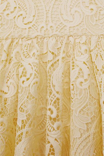 Next yellow deals lace dress