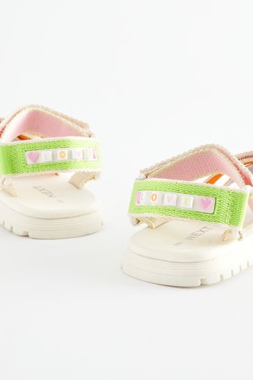 Girls trekker sandals deals