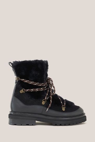 White Stuff Hailey Lace Up Hiker Boots