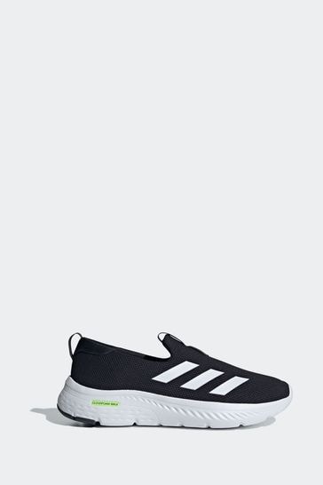 adidas Black White Cloudfoam Move Lounger Slip In Trainers