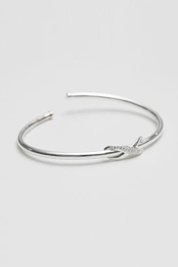 Cubic zirconia sales cuff bracelet