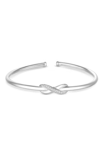 Cubic zirconia cuff shop bracelet