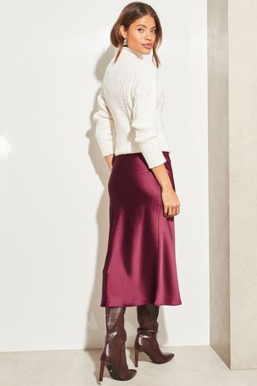 Next red hot sale midi skirt