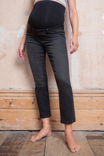 Black skinny maternity jeans uk clearance