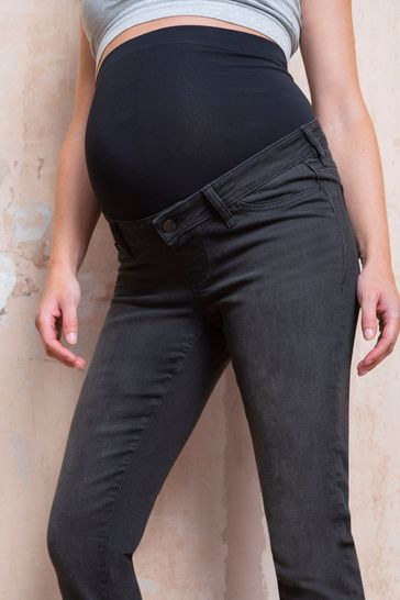 Buy Seraphine Slim Leg Black Maternity Jeans from Next Bahrain