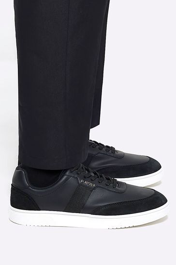 River island black trainers store
