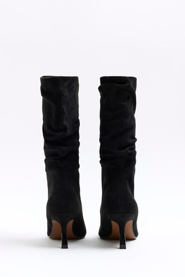 River island sales black slouch boots