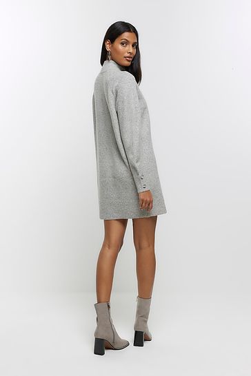 River island grey jumper online