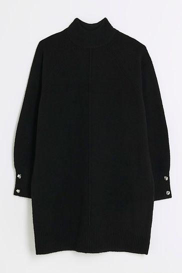 River island black clearance and white jumper