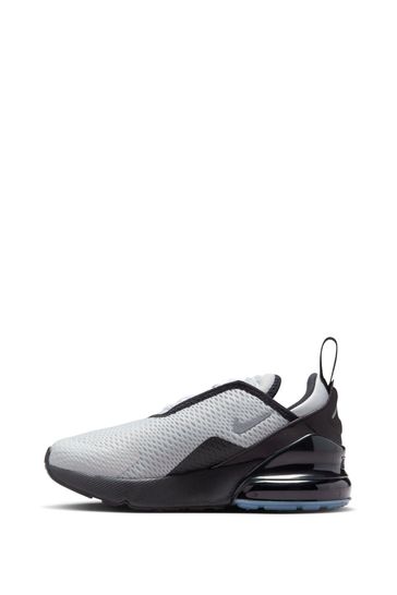 Buy Nike WhiteBlack Silver Air Max 270 Youth SE Trainers from Next France