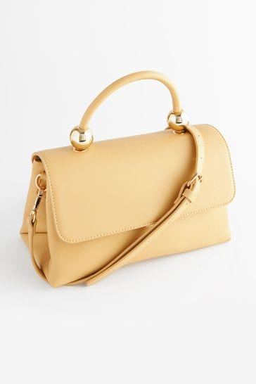 Yellow top handle bag store