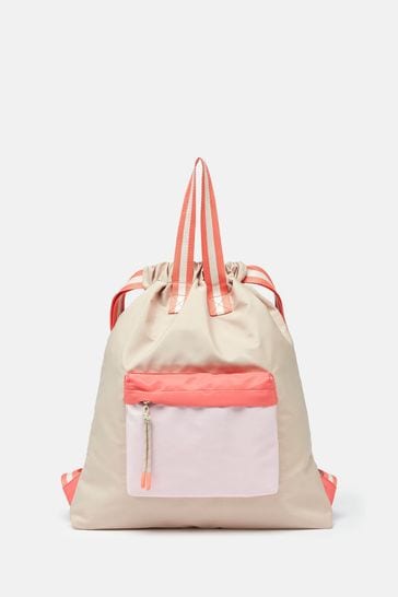 Joules Packwell Neutral Colour Block Rucksack