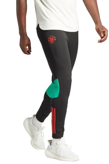 adidas Black Manchester United Pro Training Joggers