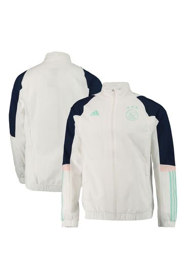 Buy adidas White Ajax Training Presentation Jacket from Next Ireland