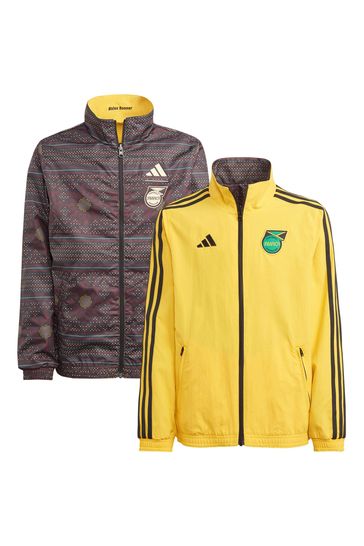 adidas Yellow Jamaica Anthem Jacket