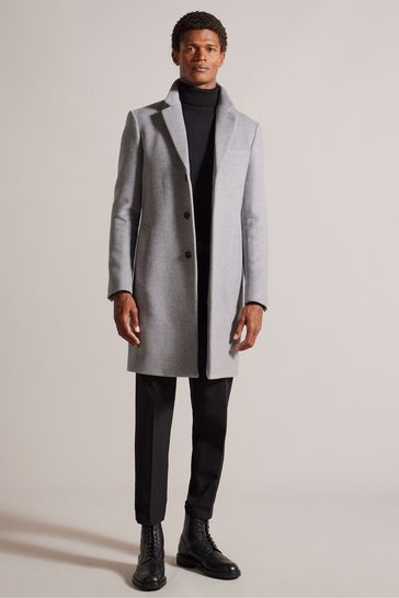 Grey city coat online