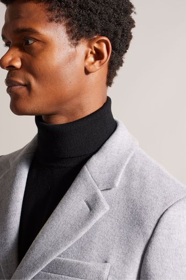 Grey city coat hot sale