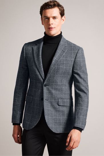 Grey check hotsell jacket mens