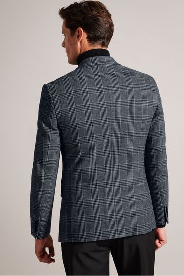 Buy Ted Baker Grey Alfiej Wool Blend Check Jacket from Next Australia